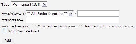 add redirect