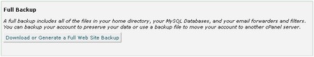 full backup
