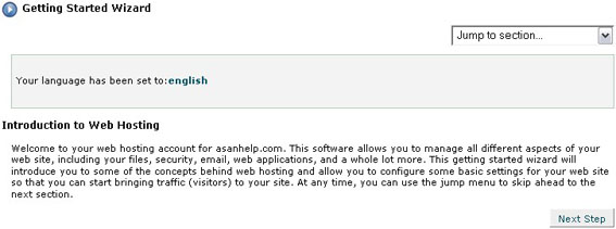 getting start wizard getting start wizard