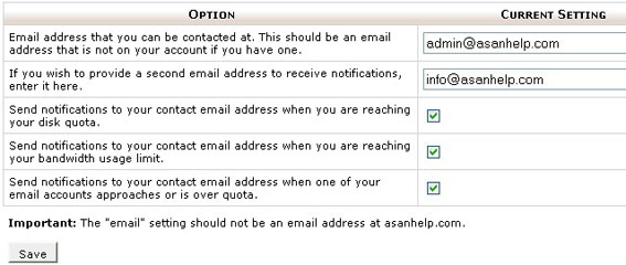 update contact info update contact info
